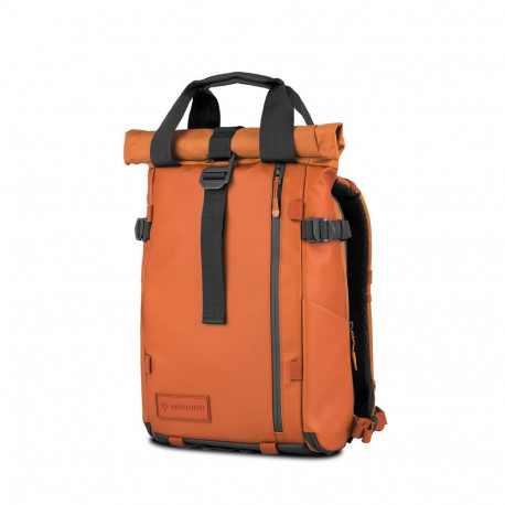 Camera Backpack - WANDRD PRVKE 15L Weather-Resistant, Adjustable Protection Sedona Orange