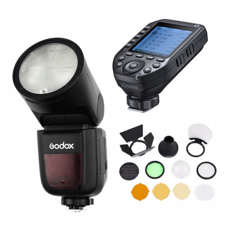 Photography Equipment - Godox Speedlite V1 Nikon Flash Kit with Transmitter