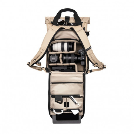 Camera Backpack - WANDRD PRVKE 31L Weather-Resistant Photo Bundle Yuma Tan