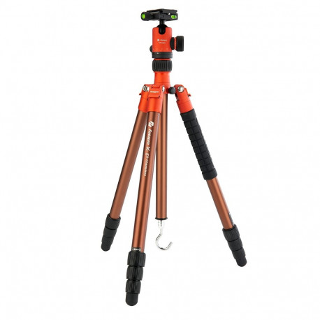 Fotopro X-go Chameleon tripod with FPH-52Q ball-head Orange-brown