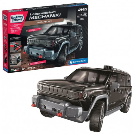 Clementoni 50401 mehaanikalabor Jeep Recon, poolakeelne