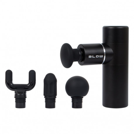 44-356# Pistolet do masażu masażer aluminowy blow wave 6000 zestaw