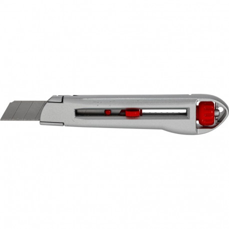 Nożyk, ostrze łamane 18mm z klinową blok.korpus met. proline