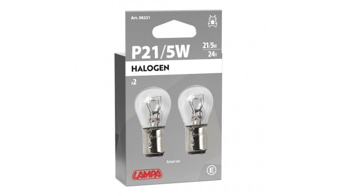 Pirn 2tk 24V 21/5W BAY15d E-mark