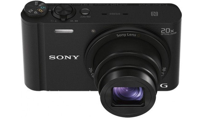 Sony DSC-WX350, must - Kompaktkaamerad - Photopoint