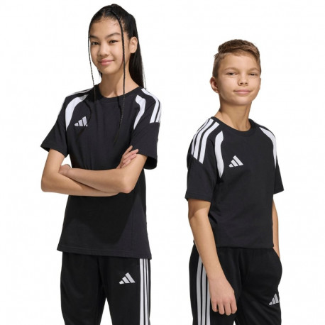 Koszulka dla dzieci adidas Tiro 26 League Tee czarna JY7226 116cm