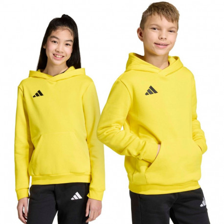 Adidas laste kapuutsiga pusa Entrada 26 Hoody JZ6564 164cm, kollane