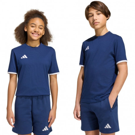 Koszulka dla dzieci adidas Entrada 26 Tee granatowa JZ6673 116cm