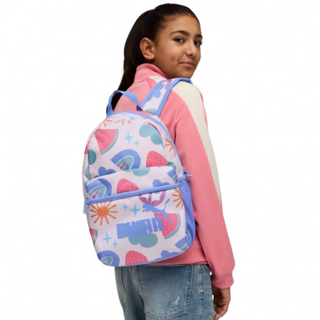 Puma seljakott Phase AOP Small 91324 10, roosa-lilla