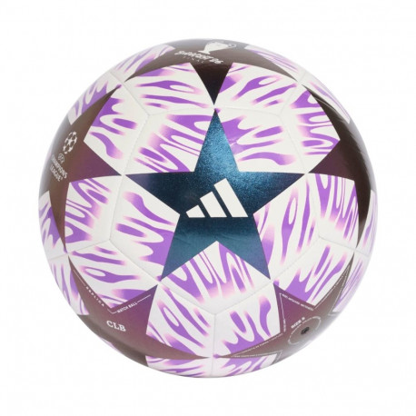 Piłka nożna adidas UCL 25/26 Final Club biało-fioletowa JX9093 4