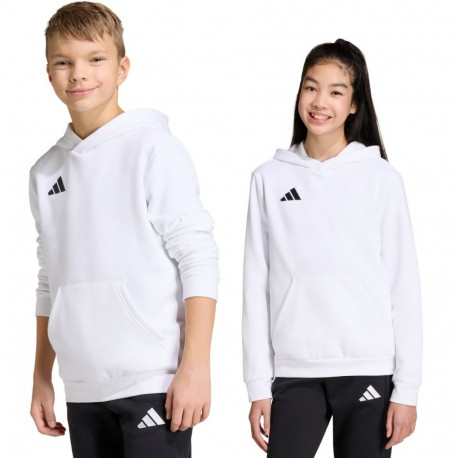 Adidas laste kapuutsiga pusa Entrada 26 Hoody JZ6561 164cm, valge