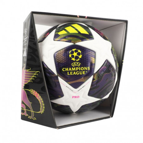 Adidas jalgpall UCL 25/26 Final Pro JX9077 5, lilla-valge