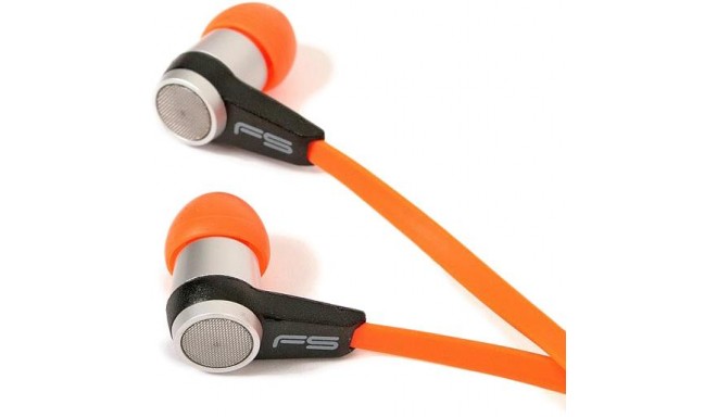 Omega Freestyle austiņas + mikrofons FH2110, oranžas