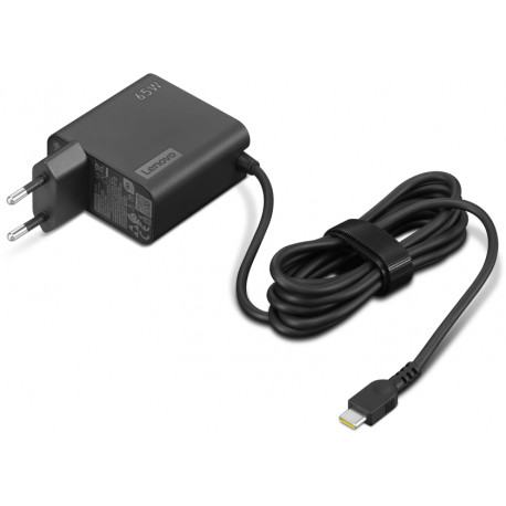 Lenovo notebook charger USB-C 65W EU, black