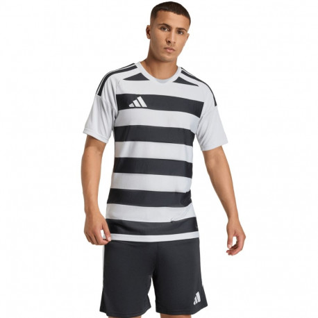 adidas meeste särk Hooped 26 Jersey KF3396 L, hall-must