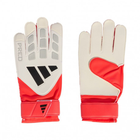 Rękawice bramkarskie adidas Predator Training biało-czerwone JY6311  7,5