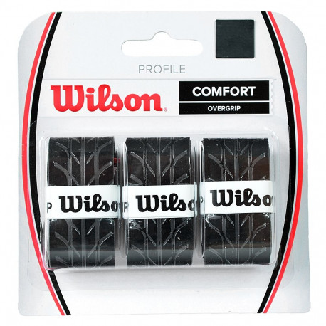 Owijka Wilson Profile Comfort Overgrip czarna 3szt WRZ4025BK