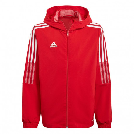 Adidas laste tuulepluus Tiro 21 GP4976 116cm, punane