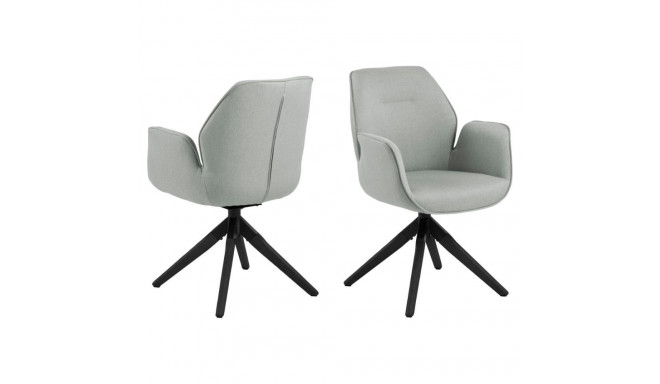 Söögitool AURA käetoega, hall