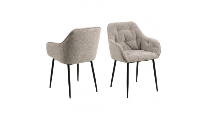 Söögitool BROOKE käetoega, beež