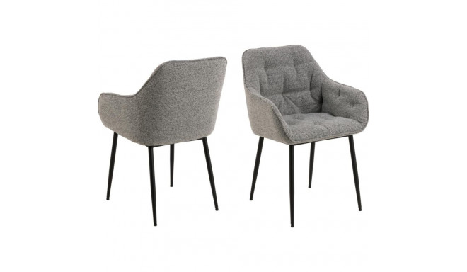 Söögitool BROOKE käetoega, hall