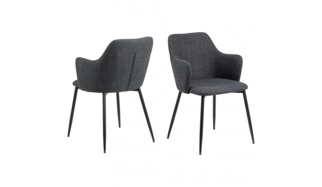 Söögitool ILSA käetoega, tumehall