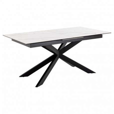 Söögilaud IRWINE pikendatav 168/210x90cm, valge