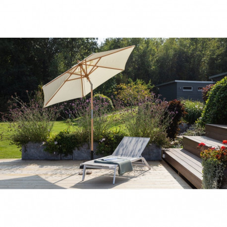 Päikesevari CORYPHO D250, valge