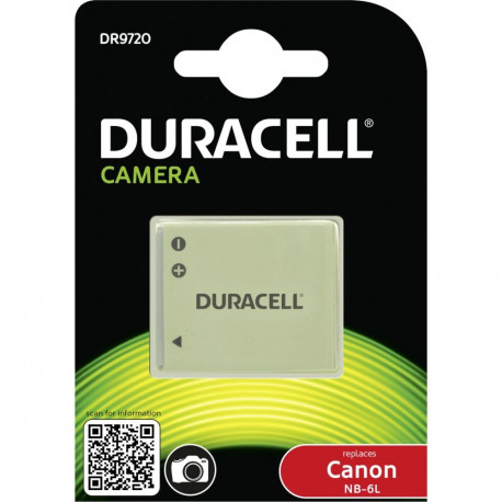 Duracell liitiumioonaku 1000mAh Canon NB-6L jaoks