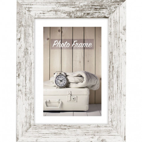 ZEP Nelson 6 valge/pruun 30x40 puidust raam V21346