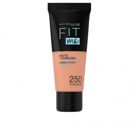 MAYBELLINE FIT ME MATTE+PORELESS foundation #250-sun beige