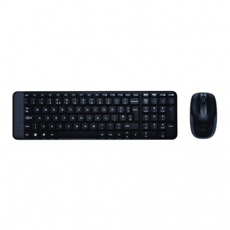 LOGITECH MK220 Wireless Combo - BLACK - US INT'L EER