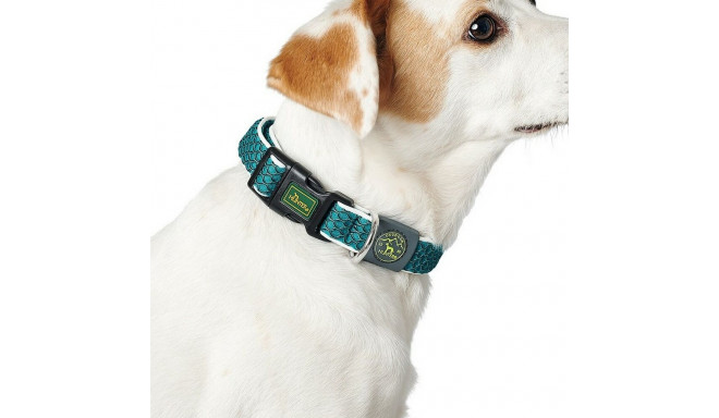 Dog collar Hunter Basic Thread Blue Size M (33-50 cm)