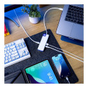 "D TARGUS HyperDrive Flex 8 Port USB-C Hub Blue"