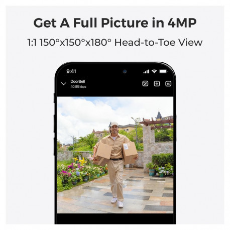 "Reolink Bundle Türklingel: D340B mit Klingel und 64GB Speicher"