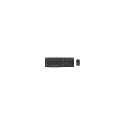 Logitech wireless mouse + keyboard MK295, graphite