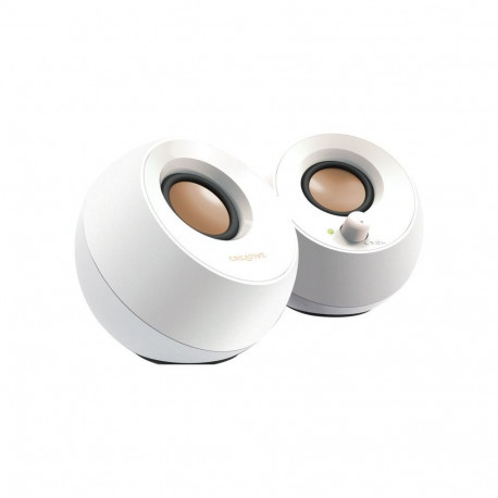 Pebble klinkpistik USB, valge