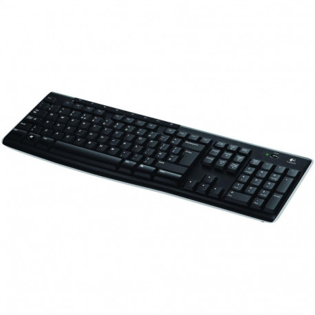 Logitech klaviatuur K270 Wireless, must
