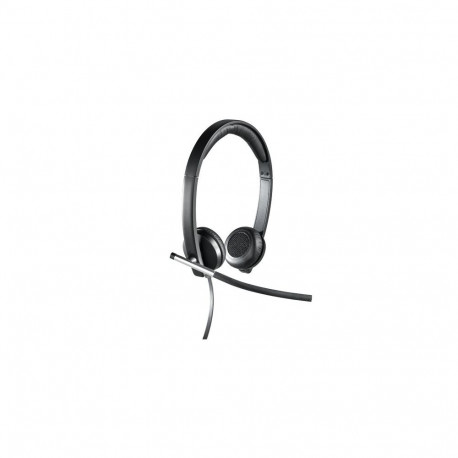 Peakomplekt H650e USB stereo, must