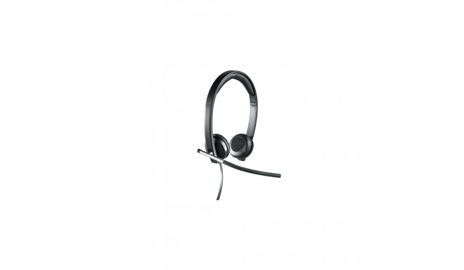 Peakomplekt H650e USB stereo, must