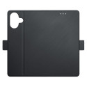 3mk Wallet Case for iPhone 16 - Black