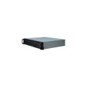 Inter-Tech IPC 2U-2404S Rack Black, Silver