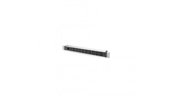 Digitus Socket Strip with Aluminum Profile, 9-way, IEC C14 input