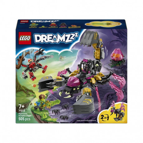 CONSTR LEGO NGHTMR SCORPION DIGGER 71513