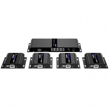 PremiumCord HDMI 1-4 splitter+extender via CAT6/6a/7, FULL HD, 3D, 120m