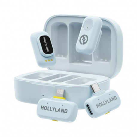 Hollyland LARK A1 Combo USB-C+ Lightning, taevasinine