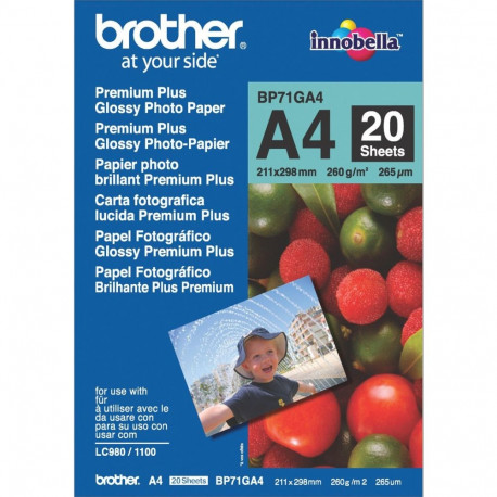 Brother 20 sheets glossy A4