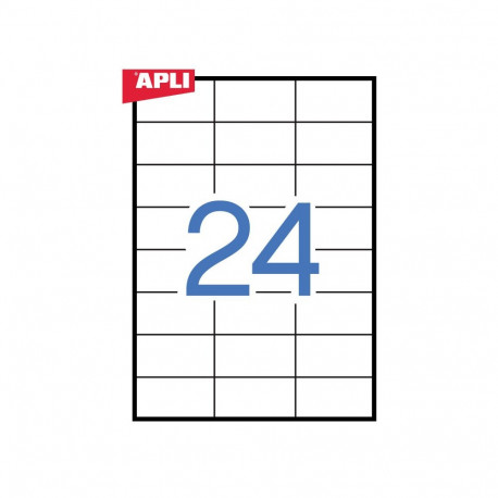 Etiketid Apli ILC iseliimuvad 70 x 37mm 100l/pk