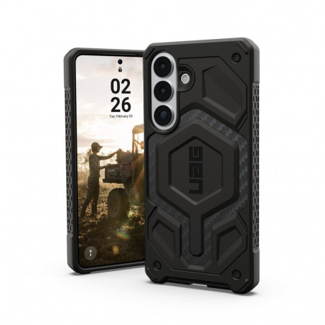 Kaitseümbris Monarch Pro, Samsung Galaxy S26+, carbon fiber, Qi2/MagSafe ühilduv, Urban Armor Gear (