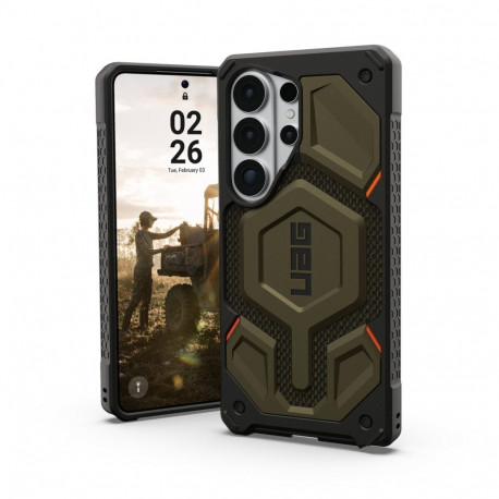 Kaitseümbris Monarch Pro Kevlar, Samsung Galaxy S26 Ultra, Kevlar militaarroheline, Qi2/MagSafe ühil